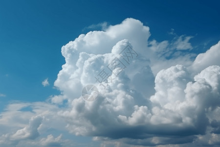 像棉花糖的云朵图片