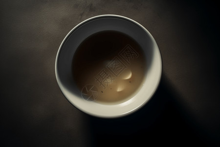 茶食品一碗清汤设计图片