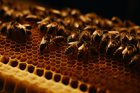 蜂蜜生产素材生产蜂蜜的蜜蜂背景
