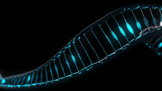 程式化蓝光基因链图片