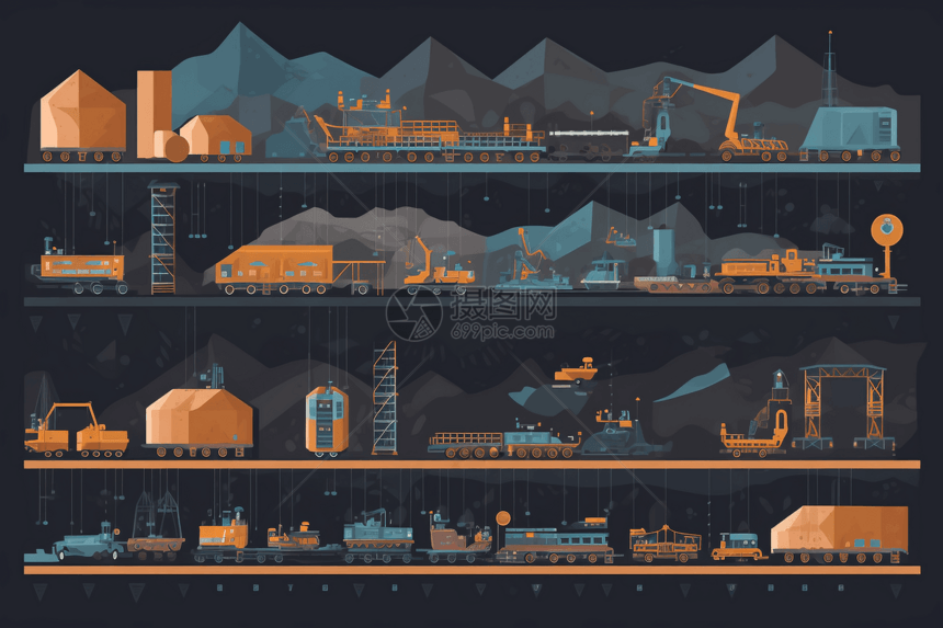 可视化煤矿开采过程图片