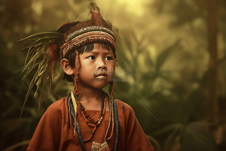 土著儿童图片