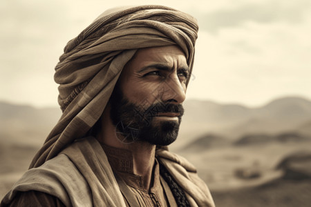 中东阿拉伯男子图片