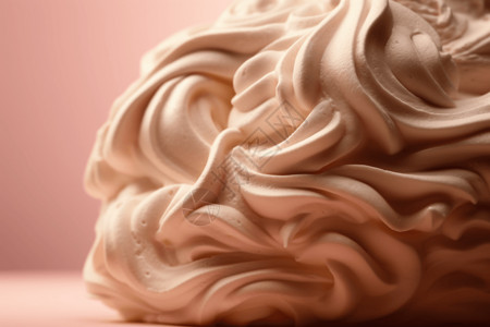 美味可口的奶油冰淇淋背景图片