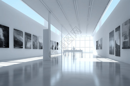 简约的现代美术馆高清图片