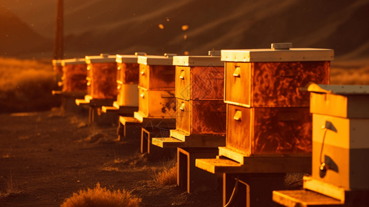 养殖箱蜂蜜农场设计图片