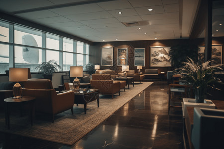机场休息室图设计图片