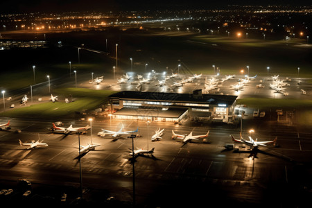 机场的俯视图图片