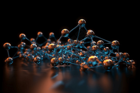 动态分子的3D可视化图片
