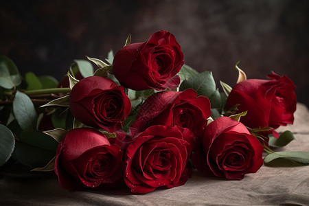 红色美丽玫瑰花图片