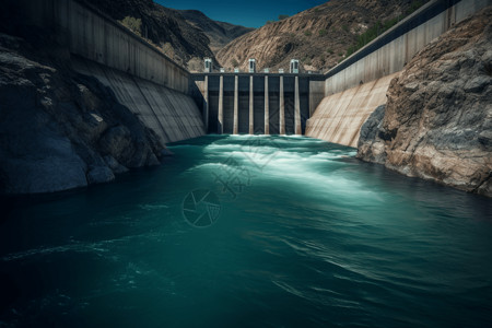 水力压裂水力发电大坝设计图片