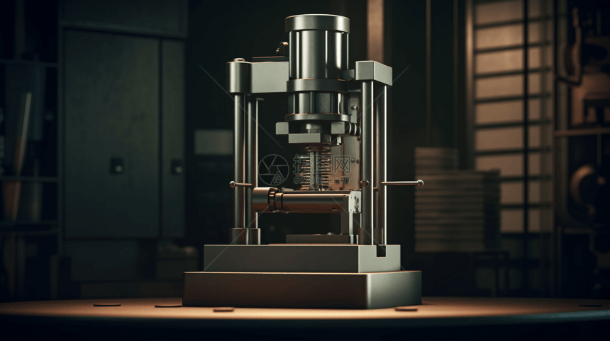 工业金属液压机概念图图片