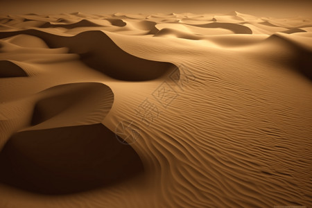 沙丘在风中移动的概念图高清图片