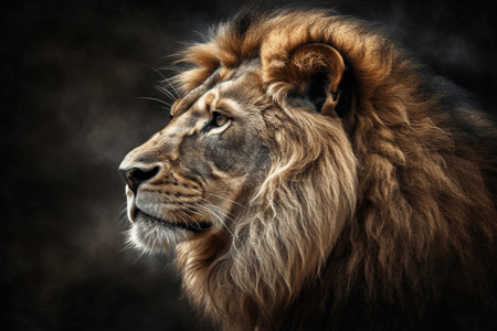 霸气威风的狮子背景图片