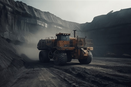 重型机械运输煤矿图片