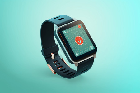 表带智能手表中的GPS芯片设计图片