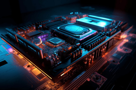GPU芯片电路板图片