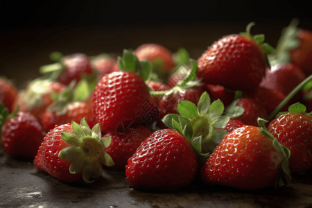 甜美多汁的草莓图片