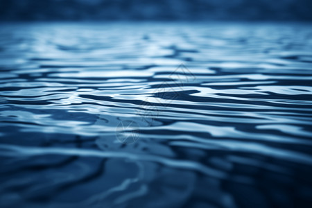 水波纹艺术蓝色格调水波纹背景设计图片