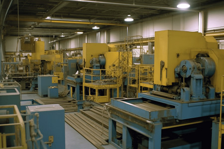 制造工厂机械压力机图片
