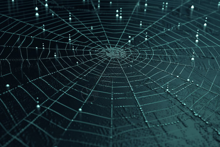 紧密的数字蜘蛛网背景图片
