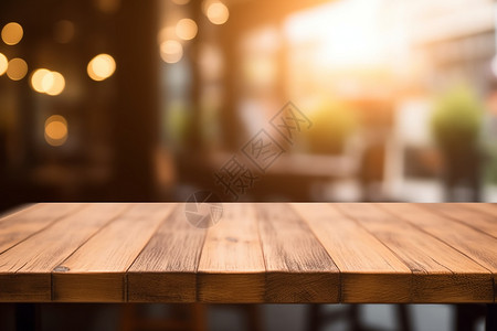 棕色木桌背景图片