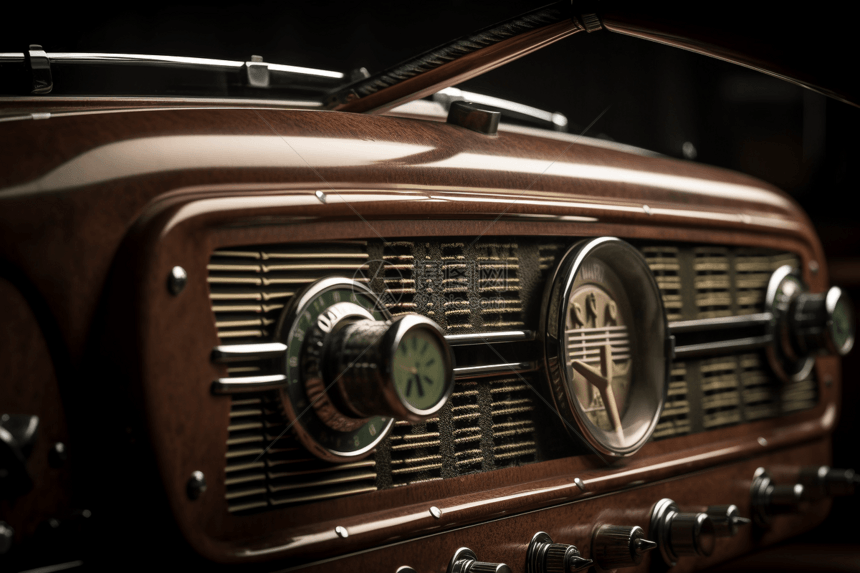 老式汽车收音机图片