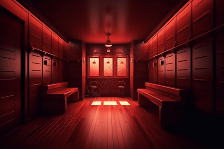 暗红色机舱装饰背景图片