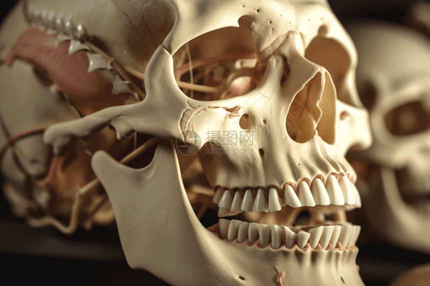 牙科人体口腔模型图片