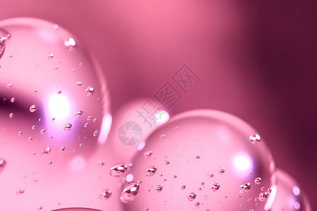 粉色通风气泡背景图片