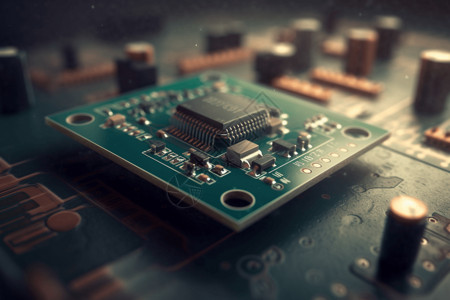 MOSFET驱动器芯片电子高清图片素材