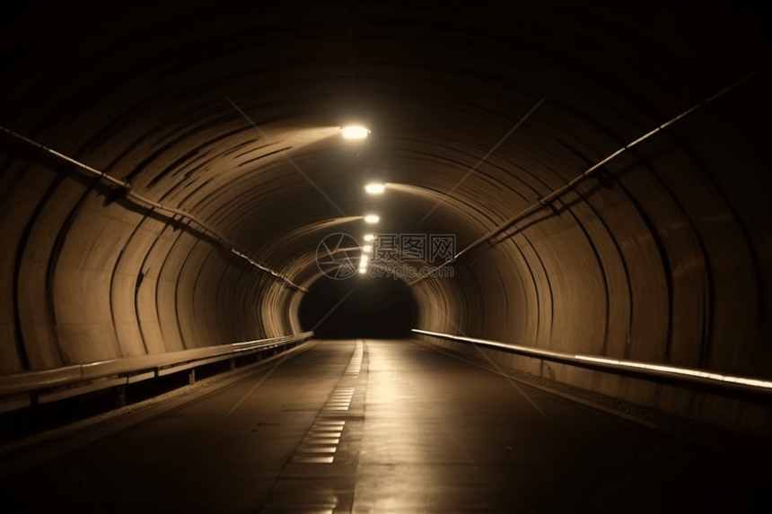 地下隧道建筑概念图图片