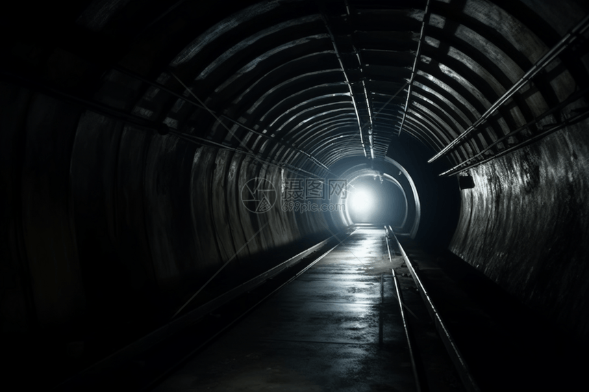 地下隧道概念图图片