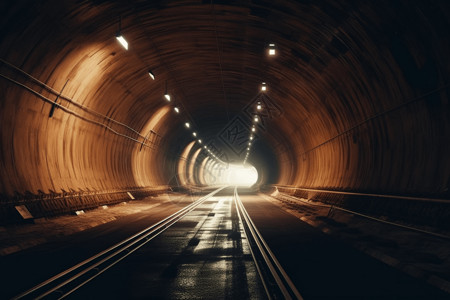 公路隧道施工场景图片