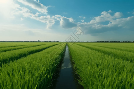 农业生产基地杂交水稻实验基地背景