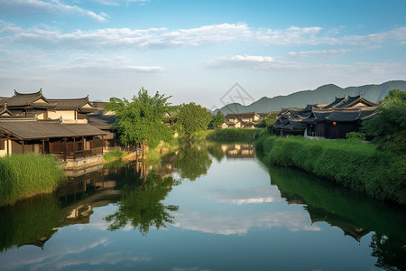 中国传统文古镇文化背景