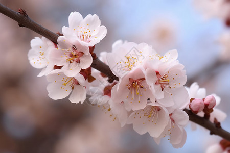 杏花花朵背景图片