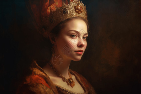 高贵的女王肖像图片