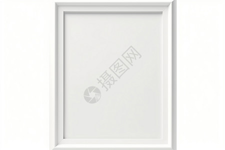 中餐样机白色的相框设计图片