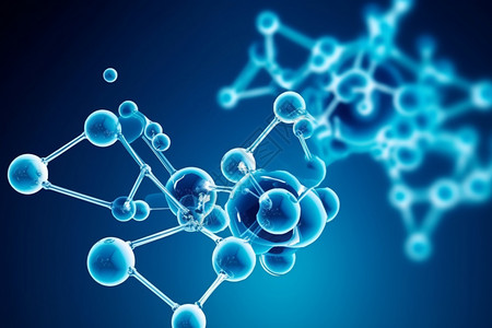 科学医学背景抽象分子设计背景图片