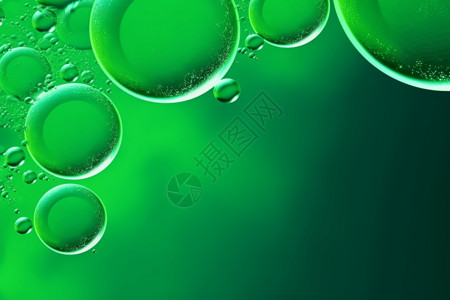 绿色抽象气泡背景背景图片