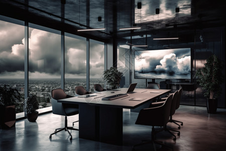 办公基于云的视频会议图片