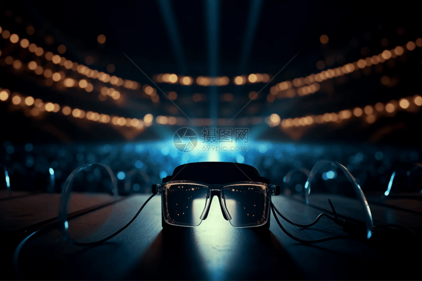 虚拟现实音乐会AR眼镜概念图图片