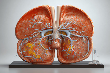 肝脏3D模型背景图片