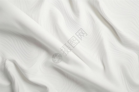 白色的波浪桌布背景图片