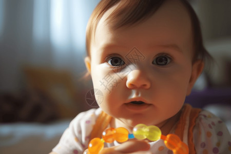 婴儿的大眼睛高清图片