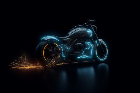 氢金属摩托车图片