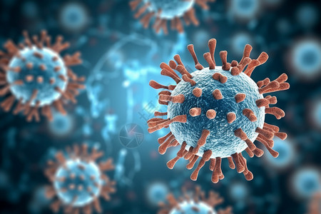 基本公共卫生医疗病毒细胞设计图片