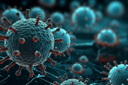 医疗病毒细胞图片