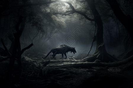 黑暗森林神话生物概念图图片
